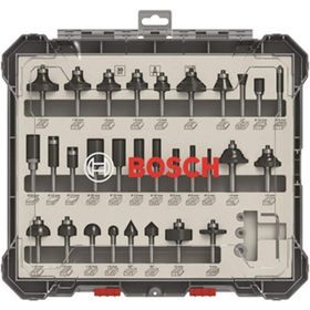 Bosch Karışık Şaftlı 8 mm 30'lu Set Freze Ucu Seti