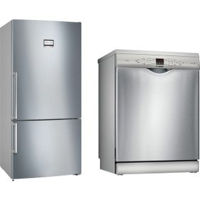 Bosch KGN86AID2N Buzdolabı + SMS44DI01T Bulaşık Makinesi