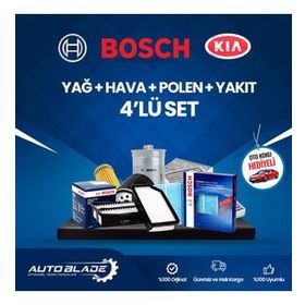 Bosch Kia Ceed 1.6 CRDI 2008 2013 Filtre Bakım Seti