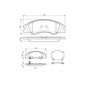 Bosch Kia Cerato 1.6 2004-2009 Ön Fren Balatası