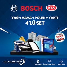 Bosch Kia Pro Ceed 1.6 CRDI 2008 2013 Filtre Bakım Seti
