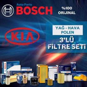 Bosch Kia Rio 1.4 CRDI 2011 2017 Filtre Bakım Seti