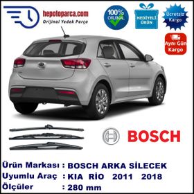Bosch Kia Rio HB UB 2011 Sonrası 280 mm Arka Silecek