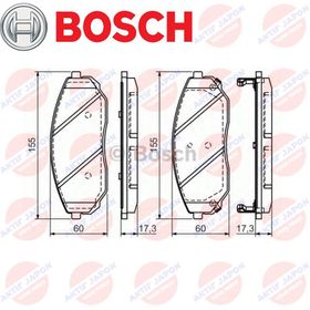 Bosch Kia Sorento 2002-2010 Ön Fren Balatası