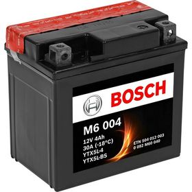 Bosch M6004 4 Amper AGM Motosiklet Aküsü