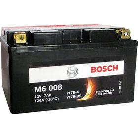 Bosch M6008 12 V 7 Amper 120 A YT7B-BS Motosiklet Akü