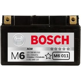 Bosch M6011 8 Amper AGM Motosiklet Aküsü