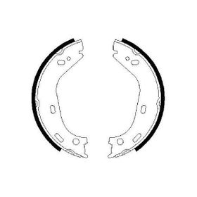 Bosch Mercedes W116 W126 W123 R107 C107 Fren Balatası Arka Park Freni