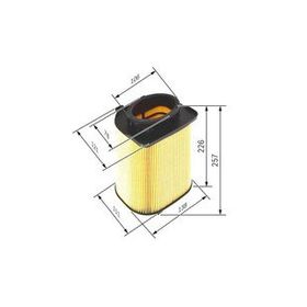 Bosch Mercedes W212 14 S212 W204 S204 08 14 X204 X253 15 19 A207 C207 C204 14 Hava Filtresi