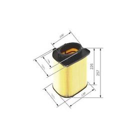 Bosch Mercedes W212 14 S212 W204 S204 08 14 X204 X253 15 19 A207 C207 C204 14 Hava Filtresi