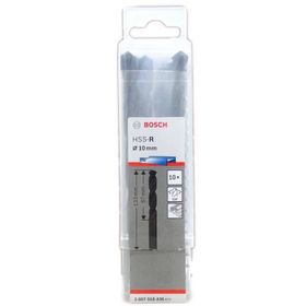 Bosch Metal HSS-R Dın 338 10x87x133 mm 10'lu Paket Matkap Ucu