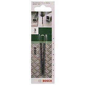 Bosch Metal HSS-R Silindir Haddelenmiş 2 Adet 3 mm Matkap Ucu