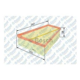 Bosch Mgn Ii 1.5dçi 1.6 16v 1.6 02 Scenic Ii 1.5dçi 1.6 16v 2.0 1987429406 Hava Filtresi