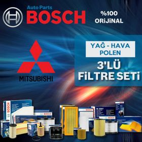 Bosch Mitsubishi ASX 1.6 2010 2015 3'lü Filtre Bakım Seti