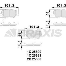 Bosch Mitsubishi L200 2.5 DI-D 2005-2015 Kampana Balata
