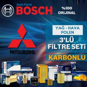 Bosch Mitsubishi Lancer 1.6 2004 2008 Filtre Bakım Seti
