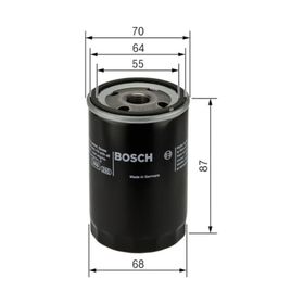 Bosch Mitsubishi Lancer 1.6 2010-2015 Yağ Filtresi