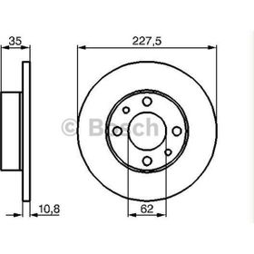 Bosch MTXDPN Fiat 131 Ön Fren Diski