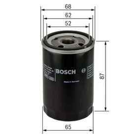 Bosch Nissan Micra 1.2i 2005-2010 Yağ Filtresi