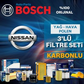 Bosch Nissan Qashqai 1.5 Dci K9K Filtre Seti