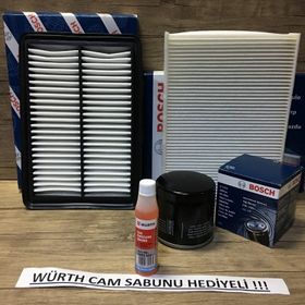Bosch Nissan Qashqai 1.5 Dci K9K Filtre Seti