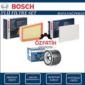 Bosch Nissan Qashqai 1.6 2006 2013 Filtre Bakım Seti