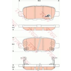 Bosch Nissan Qashqai 1.6 dCi 2013-2019 Ön Fren Balatası