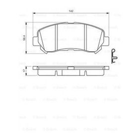 Bosch Nissan Qashqai 2007-2011 Ön Fren Balatası