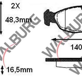 Bosch Opel Astra F 2.0 1991-1998 Ön Fren Balatası