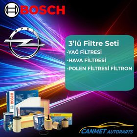 Bosch Opel Astra J 1.6 2010 2016 Filtre Bakım Seti