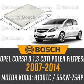 Bosch Opel Corsa 1.3 CDTI Polen Filtresi