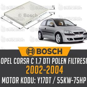 Bosch Opel Corsa 1.7 DTI Polen Filtresi