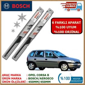 Bosch Opel Corsa B Ön Silecek Takımı