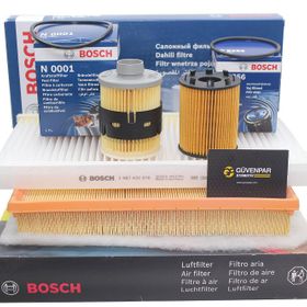 Bosch Opel Corsa C 1.3 Dizel Motor Bakım Tırnaklı Yağ Filtre Seti