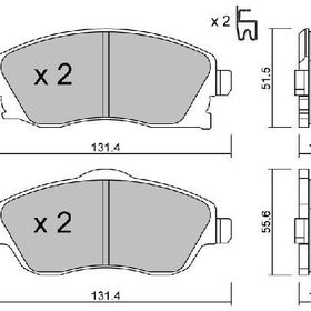 Bosch Opel Corsa C 1.6 2001-2005 Ön Fren Balatası