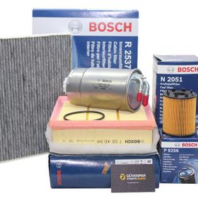 Bosch Opel Corsa D 2007/2009 1.3 Dizel Euro 4 Motor Bakım Tırnaklı Yağ Filtre Seti