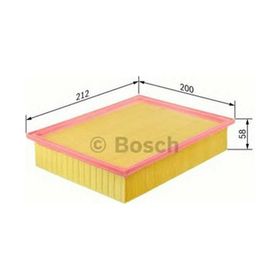Bosch Opel Corsa E 1.4 2015-2019 Benzinli Hava Filtresi