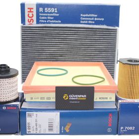 Bosch Opel Crossland 1.6 Dizel Motor Bakım Filtre Seti