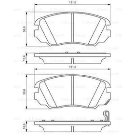 Bosch Opel Insignia 1.4 T 2011-2015 Ön Fren Balatası