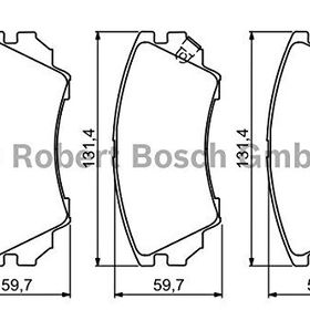 Bosch Opel Insignia 1.4 T 2011-2015 Ön Fren Balatası