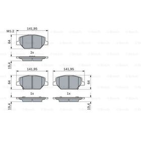 Bosch Opel Insignia 1.6 2008-2017 Ön Fren Balatası