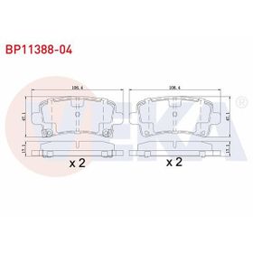 Bosch Opel Insignia 2.0 CDTI 2008-2018 Arka Fren Balatası