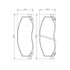 Bosch Opel Insignia 2008-2013 Ön Fren Balatası