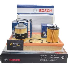 Bosch Opel Meriva A 1.3 Dizel Motor Tırnaklı Bakım Yağ Filtre Seti