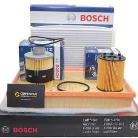 Bosch Opel Meriva A 1.3 Dizel Motor Tırnaklı Bakım Yağ Filtre Seti