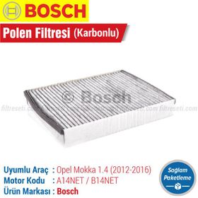 Bosch Opel Mokka 1.4 2012 2016 Filtre Bakım Seti