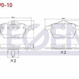 Bosch Opel Vectra B 2.0 1995-2002 Ön Fren Balatası