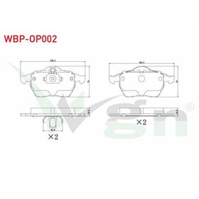 Bosch Opel Vectra B 2.0 1995-2002 Ön Fren Balatası
