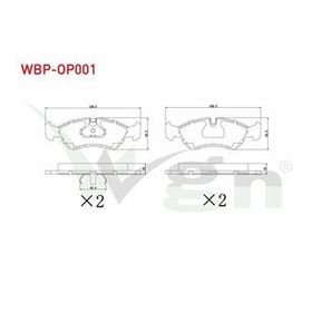 Bosch Opel Vectra B 2.0 1995-2002 Ön Fren Balatası
