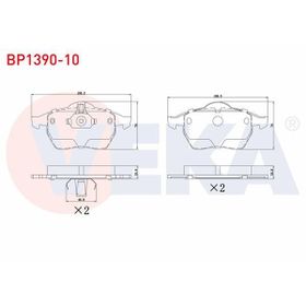 Bosch Opel Vectra B 2.0 1995-2002 Ön Fren Balatası